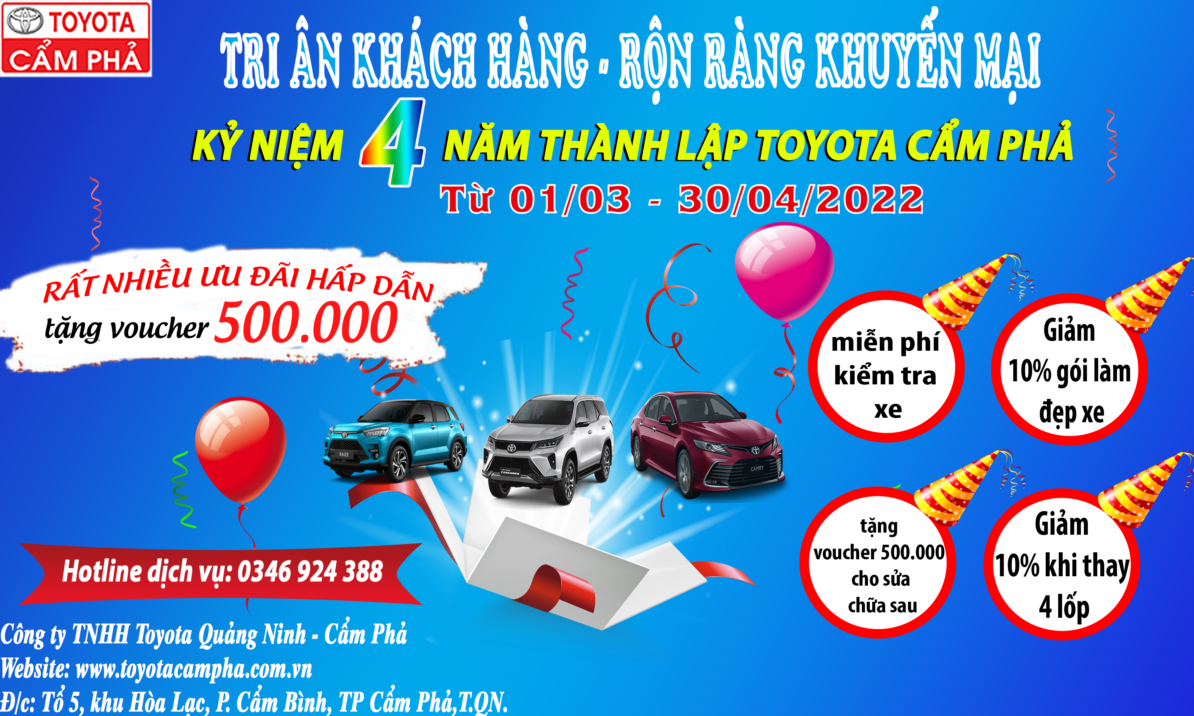 🎊 TRI ÂN KHÁCH HÀNG – RỘN RÀNG KHUYẾN MẠI 🎊