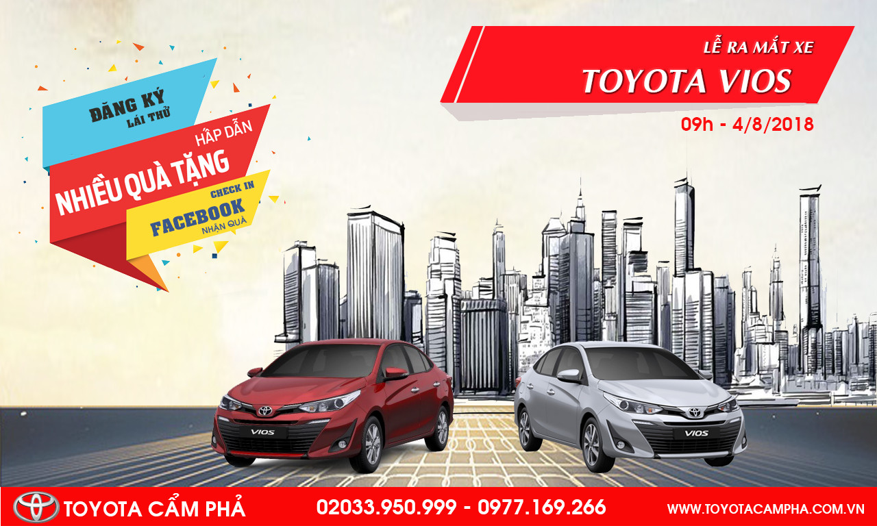 Lễ ra mắt xe Toyota Vios 2018
