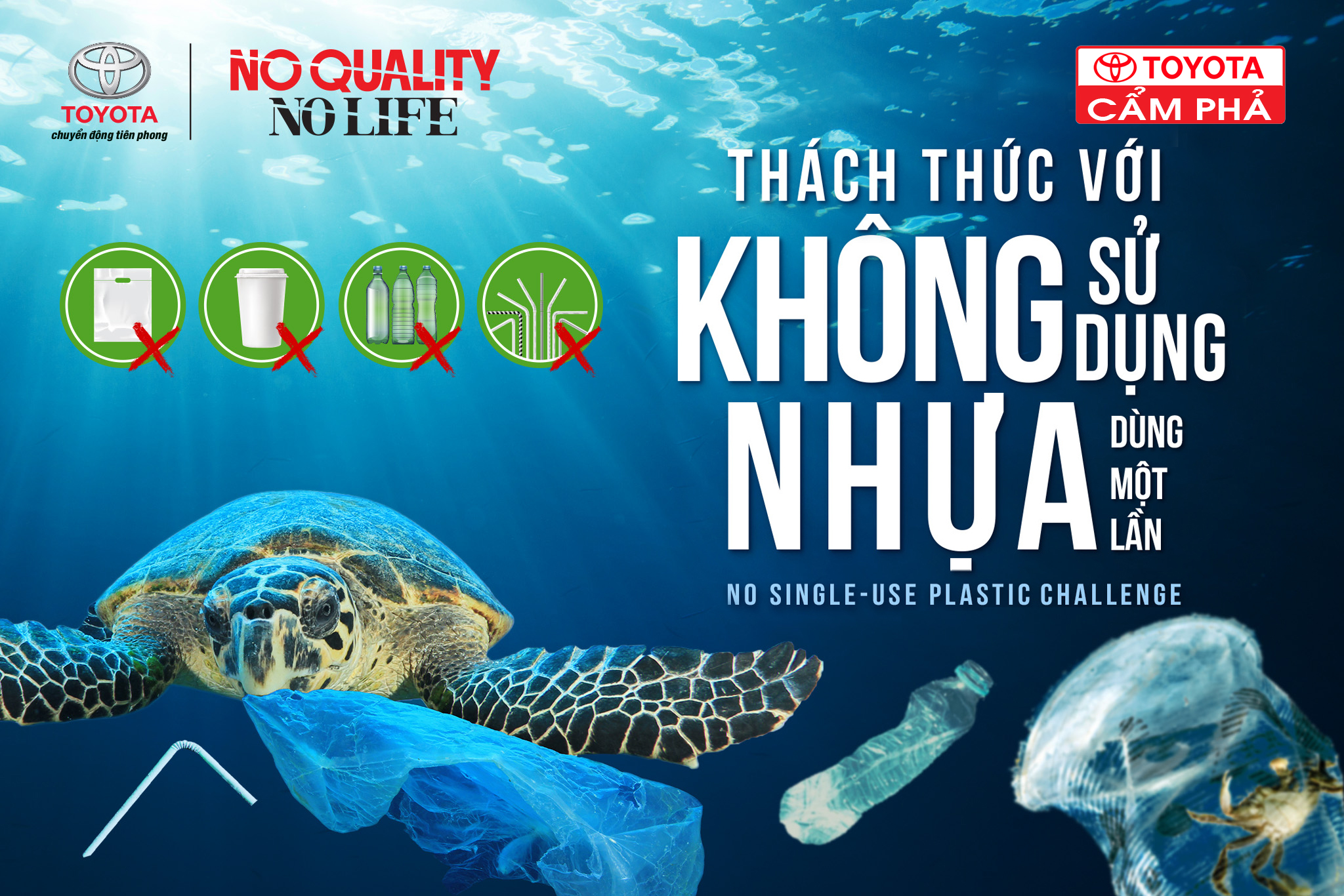 HÃY NÓI KHÔNG VỚI TÚI NILÔNG, ĐỒ NHỰA DÙNG MỘT LẦN