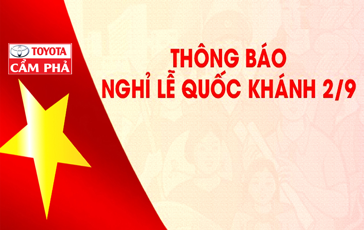 THÔNG BÁO LỊCH NGHỈ LỄ 2/9