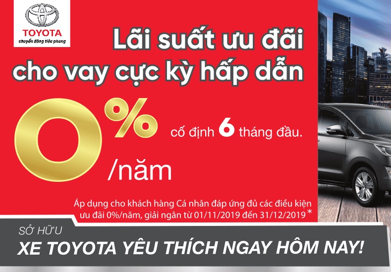 SẮM XE LÀ KHÔNG CHỜ ĐỢI - SỞ HỮU XE TOYOTA YÊU THÍCH NGAY HÔM NAY
