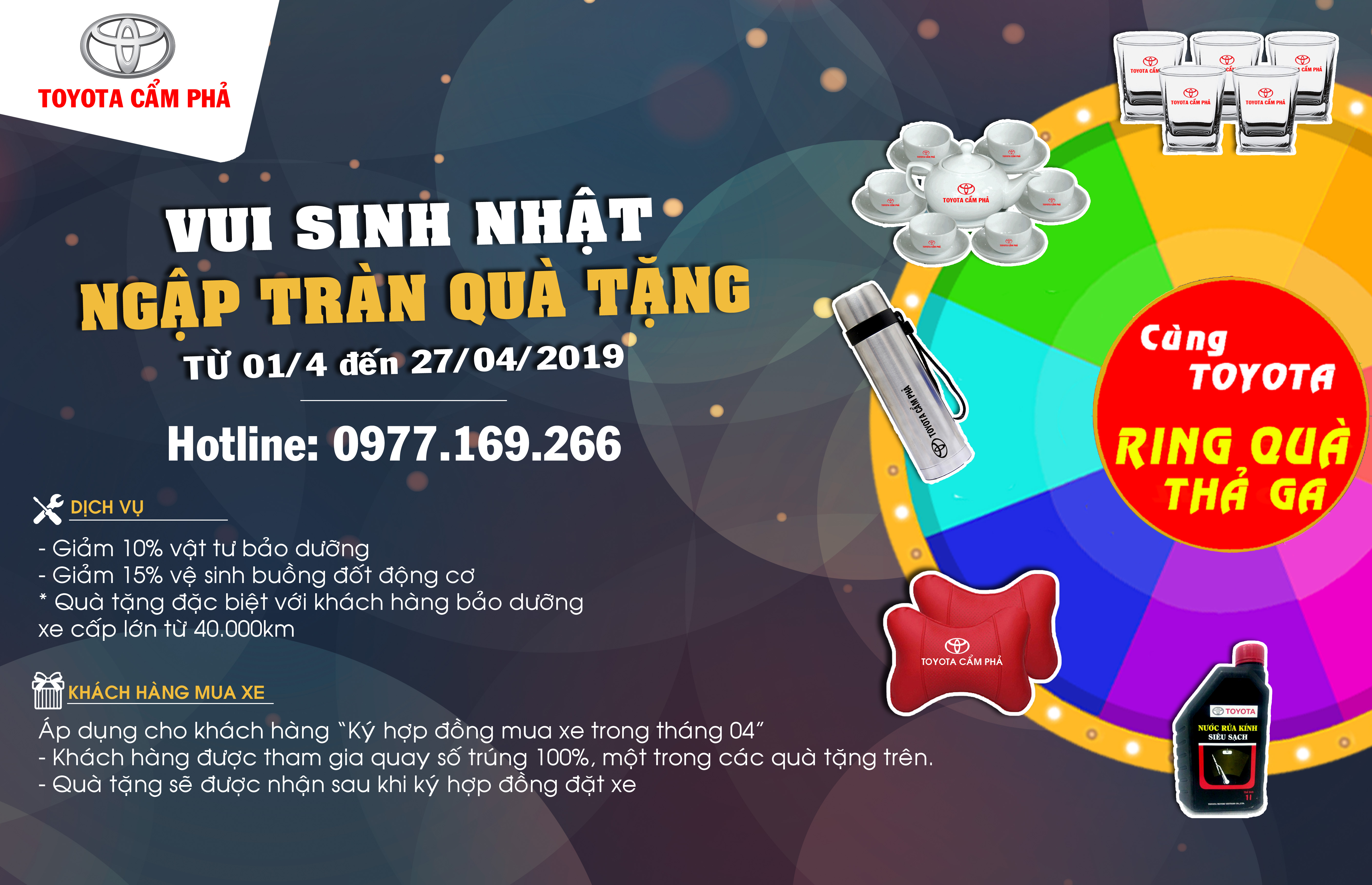 VUI SINH NHẬT - NGẬP TRÀN QUÀ TẶNG "THÁNG 4"