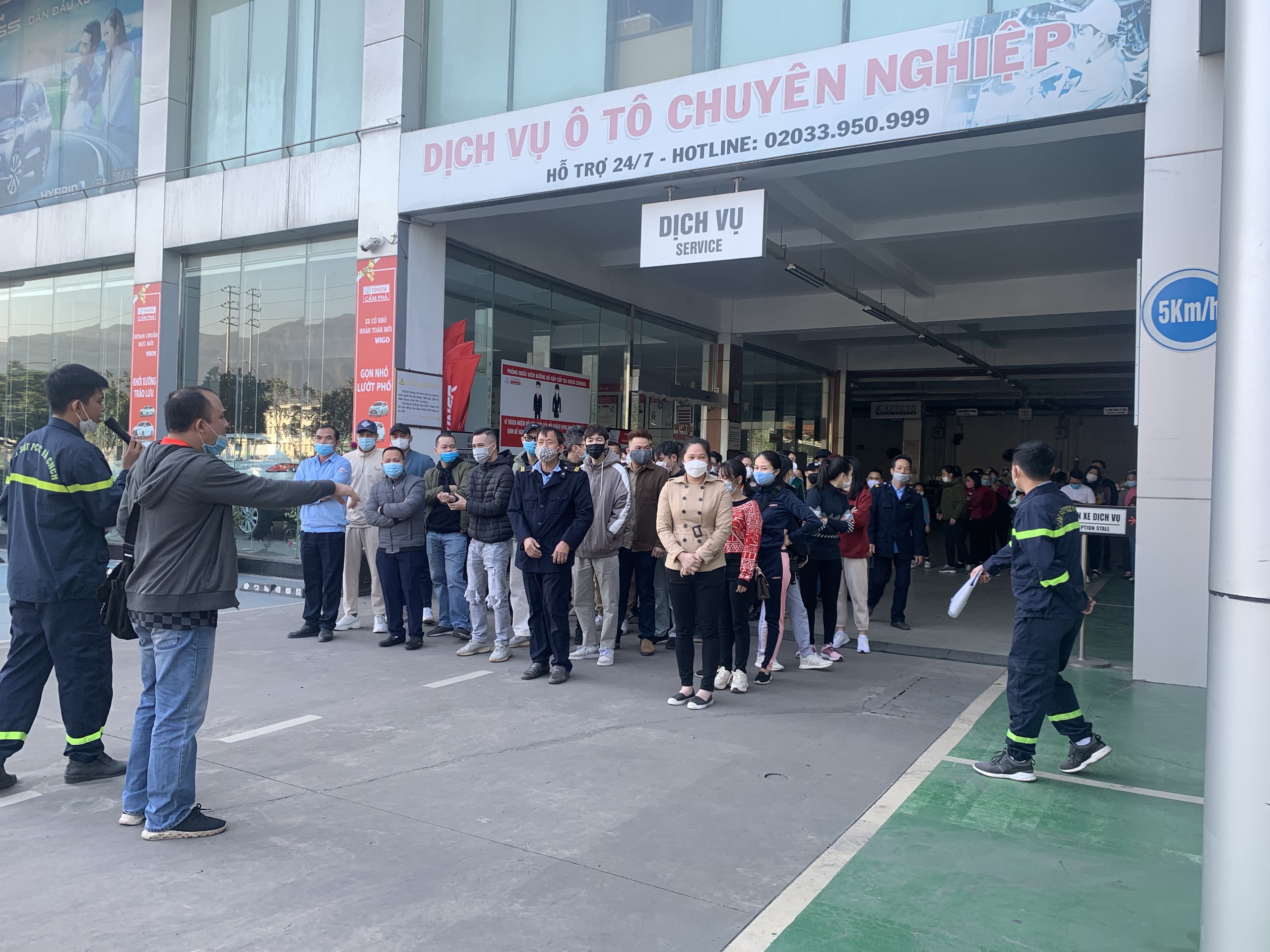 Diễn tập phòng cháy chữa cháy và cứu nạn tại